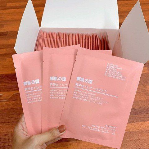 Mặt nạ nhau thai Cừu Nhật Bản cấp ẩm , trắng da ,chống lão hóa Rwine Beauty Stem Cell Placenta Mask 20ml