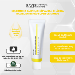 Kem dưỡng tái tạo, phục hồi và làm săn chắc da RAVIEL Enriched Super Ceramide Cream 50ml
