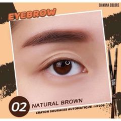 Chì Kẻ Mày Sivanna Colors Crayon Sources Automatique Eyebrow Pencil