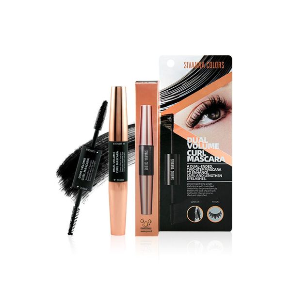 Mascara 2 Đầu Sivanna Colors Dual Volume Curl HF9020 - Black