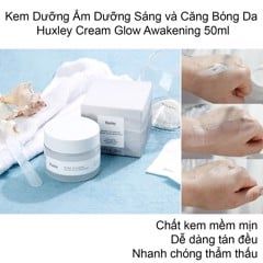 Kem Dưỡng Trắng Da Huxley Cream; Glow,Awakening 50ml