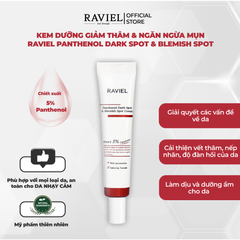 Kem đặc trị thâm, kháng viêm và ngăn ngừa mụn RAVIEL Panthenol Dark Spot & Blemish Spot Cream 15ml