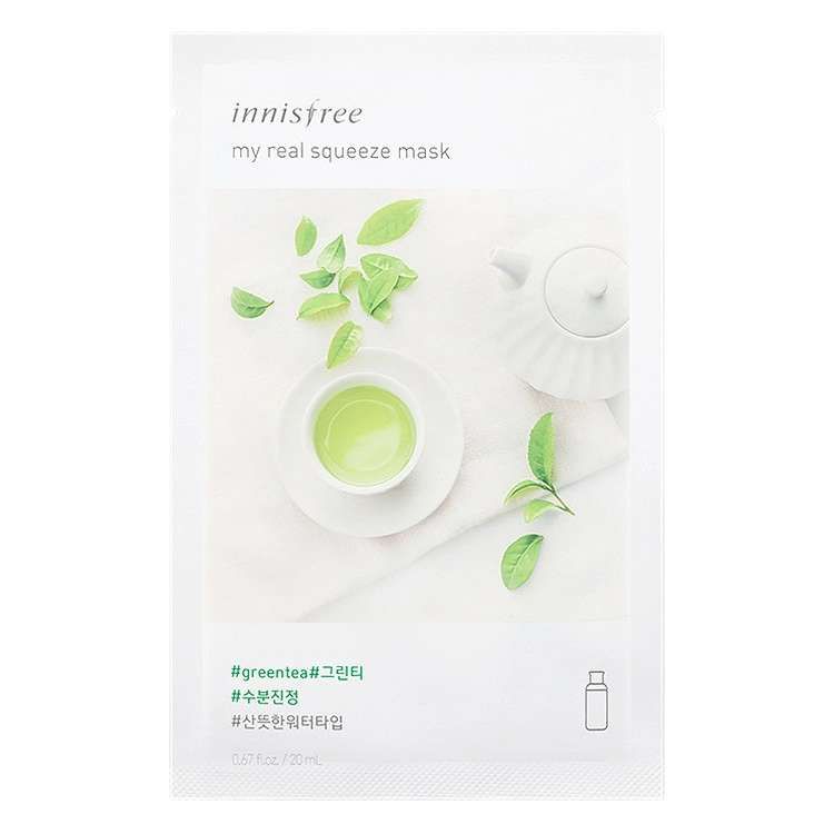 Mặt Nạ Giấy Chiết Xuất Từ Thiên Nhiên Innisfree My Real Squeeze Mask