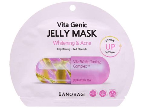 Mặt Nạ Dưỡng Sáng Và Đều Màu Da Banobagi Vita Genic Jelly Mask Whitening 30g