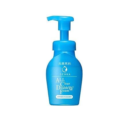 Bọt Rửa Mặt Tẩy Trang Senka All Clear Double Foam 150ml