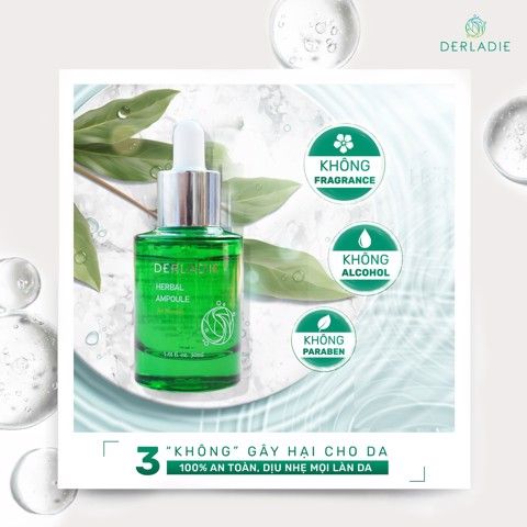 Tinh Chất Tràm Trà Dành Cho Da Mụn Derladie Herbal Ampoule For Blemish 30ml