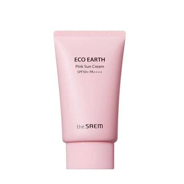 Kem Chống Nắng The Saem Eco Earth Pink Sun Cream SPF50+ PA++++ (50g)