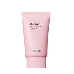 Kem Chống Nắng The Saem Eco Earth Pink Sun Cream SPF50+ PA++++ (50g)