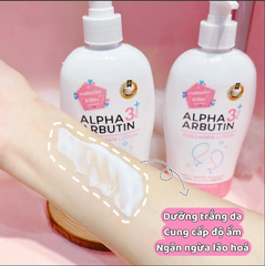 Sữa dưỡng thể Alpha Arbutin Collagen Lotion 3 Plus 500ml Thái Lan