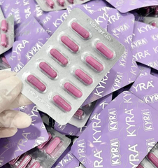 Viên Bột Dưỡng Trắng Da Kyra ALPHA ARBUTIN 3Plus+ Hya Gluta 3X - Thái Lan