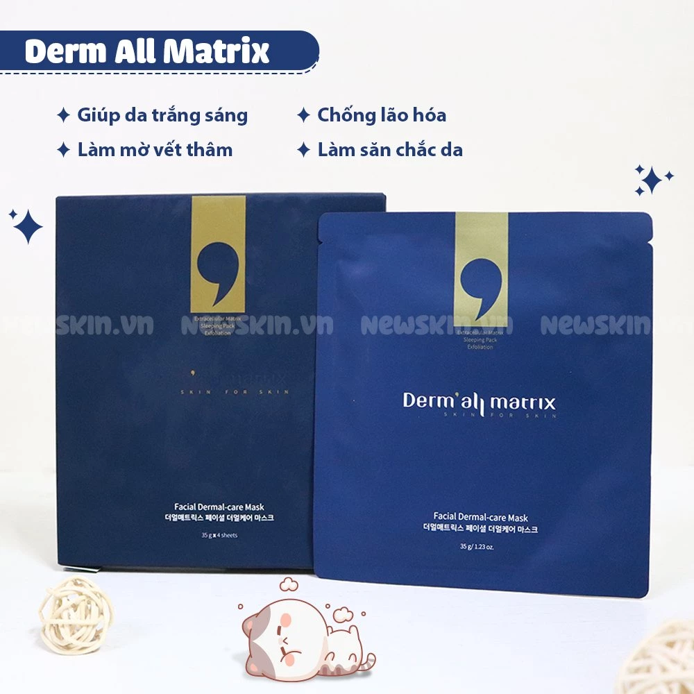 Mặt Nạ Trắng Da Chống Lão Hóa Derm All Matrix 35g