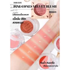 Phấn má hồng Sivanna Pine Cones Velvet Blush HF653