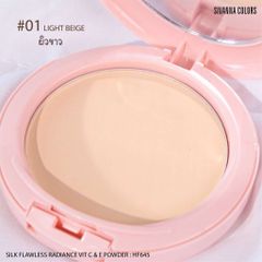 Phấn nền Sivanna Colors Silk Flawless Radiance Vit C&E Powder HF645