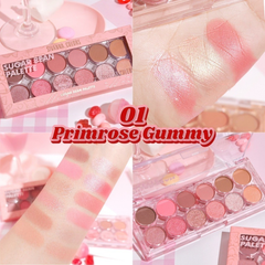 Bảng Phấn Mắt 12 Ô Màu Sivanna Color Sugar Bean Eyeshadow Palette HF1013