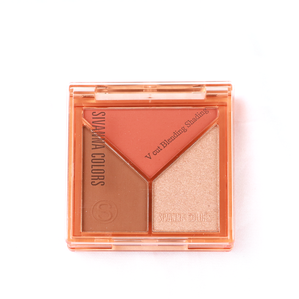 Phấn Tạo Khối Và Bắt Sáng Sivanna V Cut Blending Shading HF135