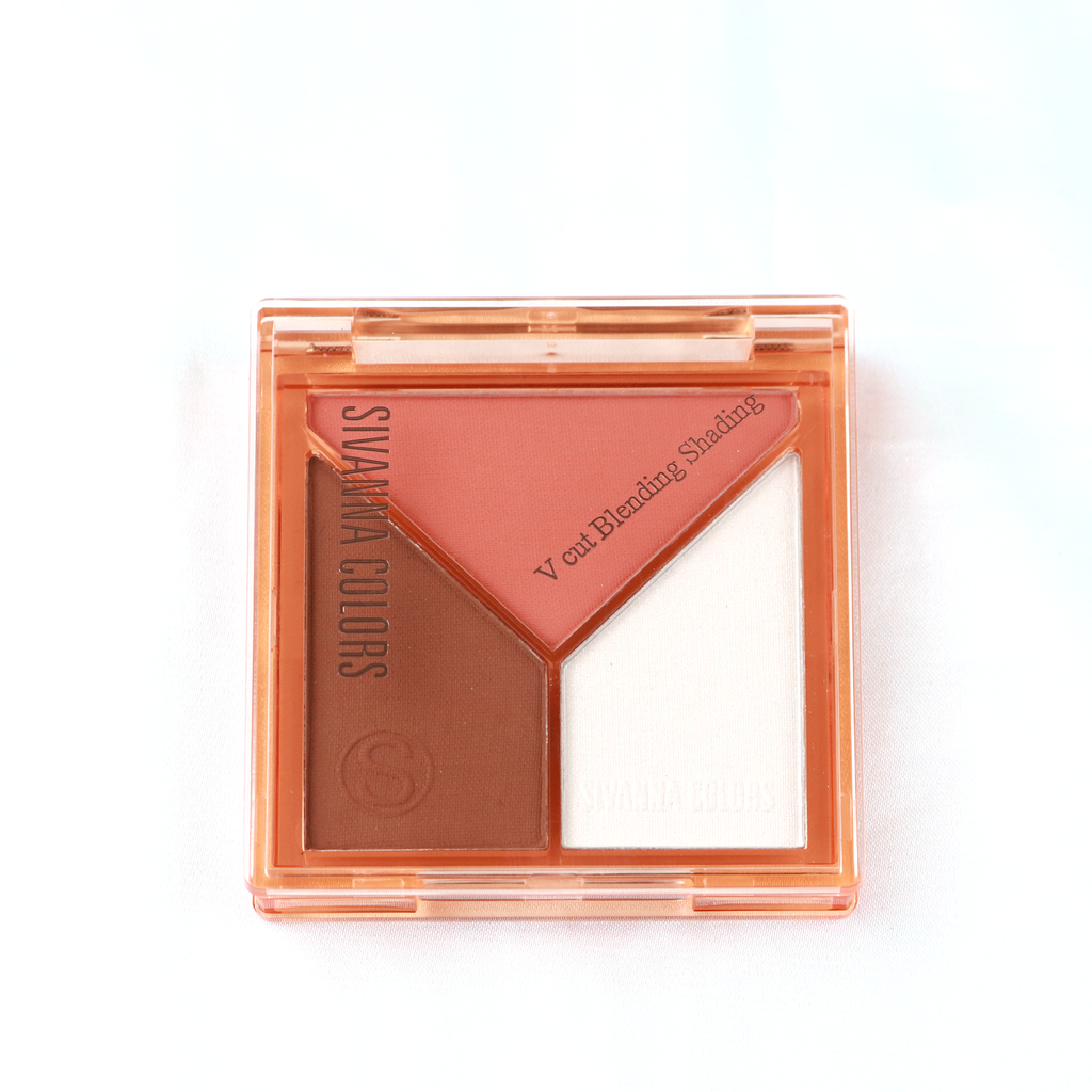 Phấn Tạo Khối Và Bắt Sáng Sivanna V Cut Blending Shading HF135