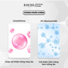 NHH dưỡng trắng trị thâm nám và tái tạo da RAVIEL Acerola Dark Spot & Blemish Care Toner 150ml