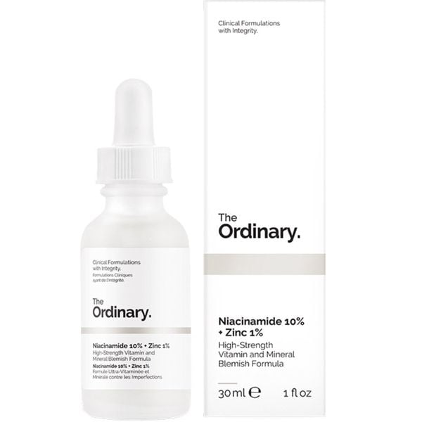 Tinh Chất Trị Mụn Và Giảm Thâm Serum The Ordinary Niacinamide 10% + Zinc 1% 30ml