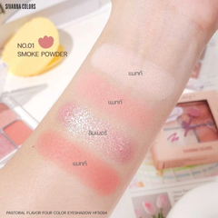 Phấn mắt 4 Ô Sivanna Pastoral Flavor Four Color Eyeshadow HF5094