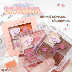 Phấn mắt 4 Ô Sivanna Pastoral Flavor Four Color Eyeshadow HF5094