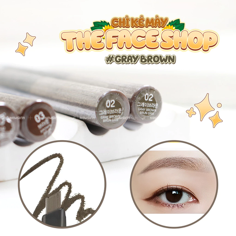 Chì Kẻ Mày The Face Shop Designing Eyebrow Pencil