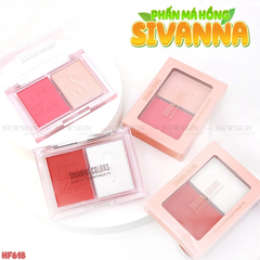 Phấn má hồng và bắt sáng Sivanna Color Blush & Highlight Palette  HF618
