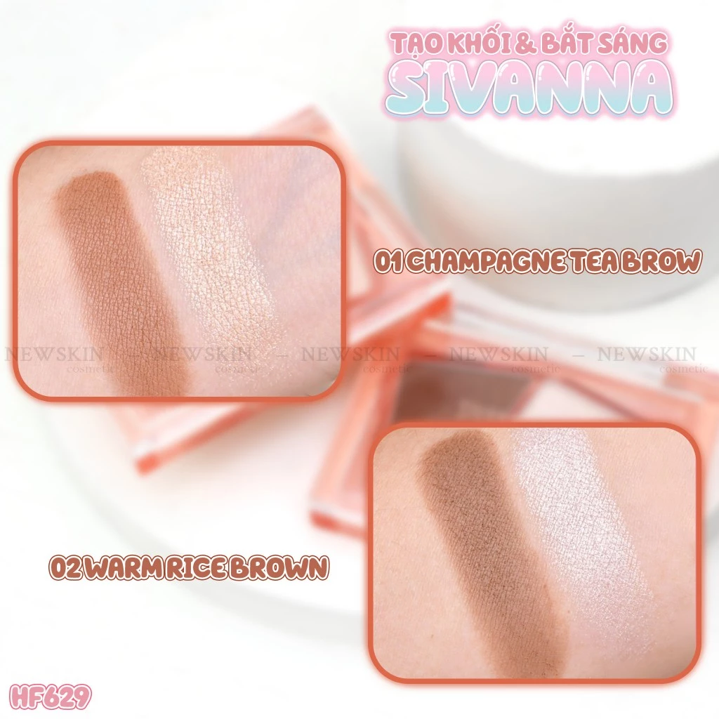 Sivanna Colors Hightlithter Contouring Palette HF629