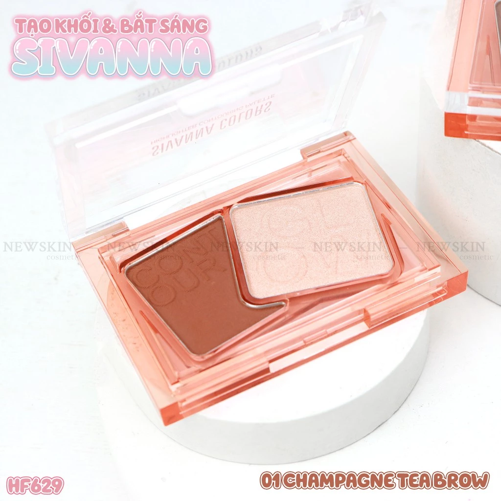 Sivanna Colors Hightlithter Contouring Palette HF629