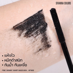 Mascara Đầu Mảnh 0.1mm Lâu Trôi Sivanna Fine Skinny Warp Waterpoof And Sweatproof HF968