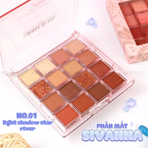 Bảng phấn mắt 16 ô Sivanna Colors My Candy Box Palette HF150