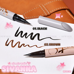 Bút Kẻ Mắt Nước Siêu Mảnh Không Lem Lâu Trôi Sivanna Colors Super Long Wear Liquid Eyeliner HF9039