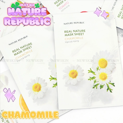 Mặt nạ giấy Cấp Ẩm và Dưỡng Trắng Nature Republic Real Nature Mask Sheet 23ml