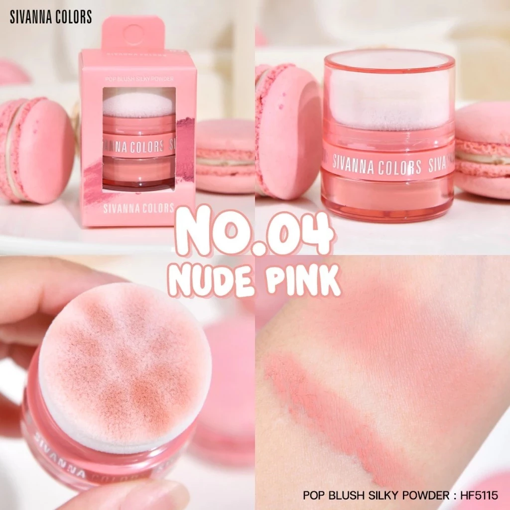 Phấn Má Hồng Dạng Bột Sivanna Colors Pop Blush Silky HF5115