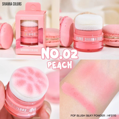 Phấn Má Hồng Dạng Bột Sivanna Colors Pop Blush Silky HF5115