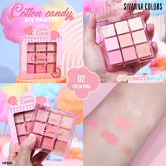 Phấn mắt Sivanna Colors Cotton Candy Eye Palette 9 Shades HF660