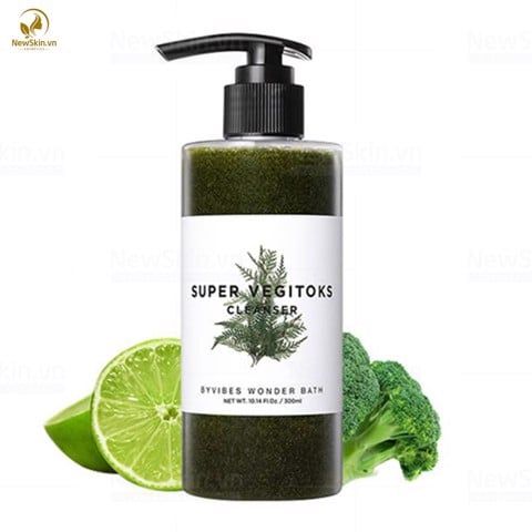 Sữa Rửa Mặt Rau Củ Sủi Bọt Byvibes Wonder Bath Super Vegitoks Cleanser