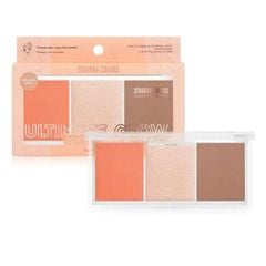 Bảng Má Hồng Bắt Sáng Và Tạo Khối 3 in 1 Sivanna Colors Ultimate Glow HF189