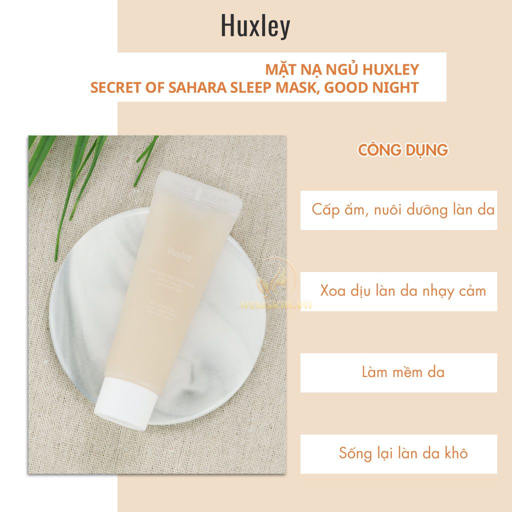 Mặt Nạ Ngủ Huxley Secret Of Sahara Sleep Mask, Good Night