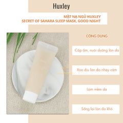 Mặt Nạ Ngủ Huxley Secret Of Sahara Sleep Mask, Good Night