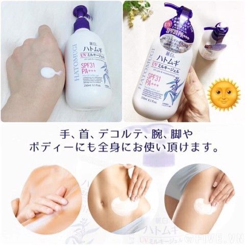 Sữa Dưỡng Thể Hatomugi SPF 31 PA - 250ml