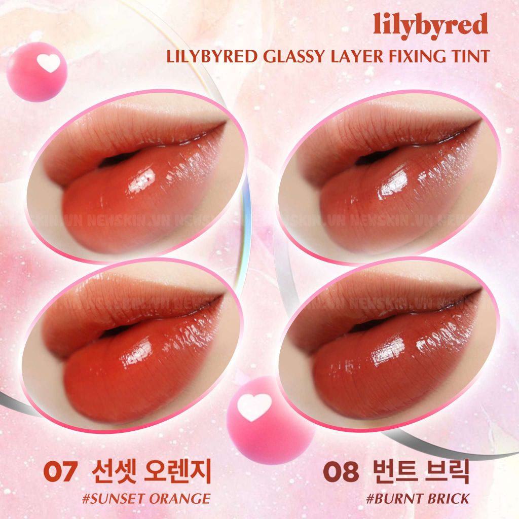 Son Kem Lì Dưỡng Ẩm Lilybyred Glassy Layer Fixing Tint 3.8g