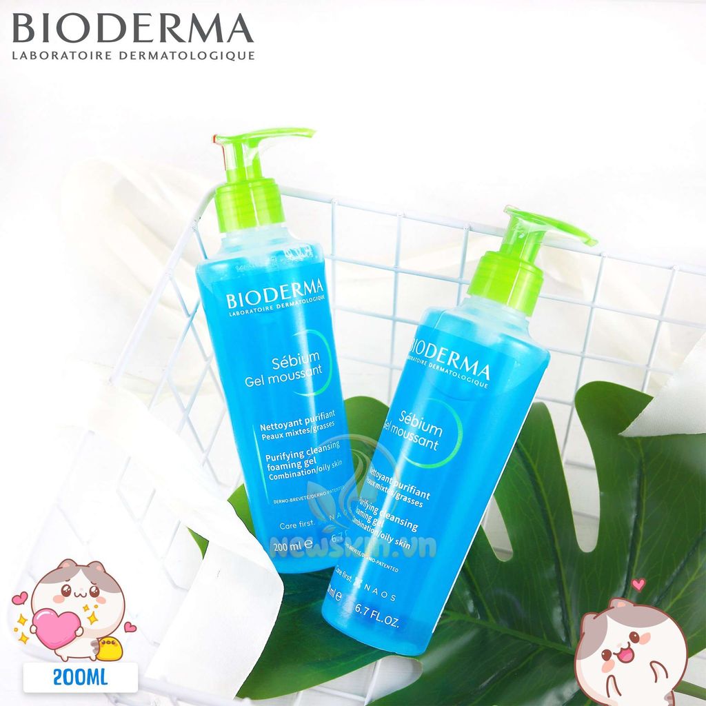 Sữa Rửa Mặt Bioderma Sébium Gel Moussant 200ml