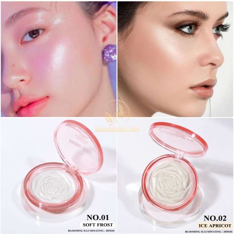 Phấn highlight bắt sáng Sivanna Colors Blooming illuminating HF8101