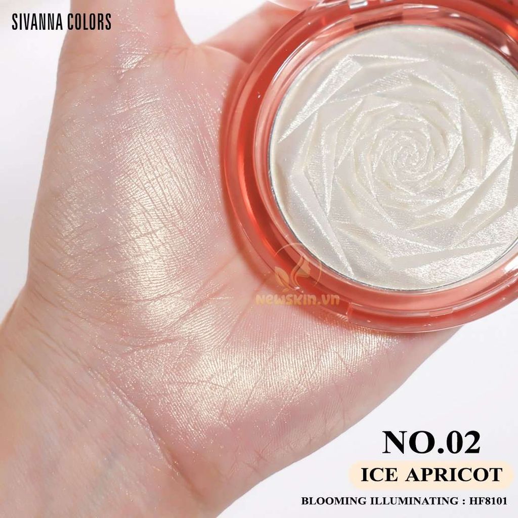 Phấn highlight bắt sáng Sivanna Colors Blooming illuminating HF8101