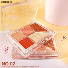 Phấn Mắt Sivanna Colors Crystal Eye Shadow Palette