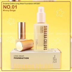 Kem Nền Che Phủ Tự Nhiên, Mỏng Nhẹ Lâu Trôi Sivanna Colors Long Wear Foundation