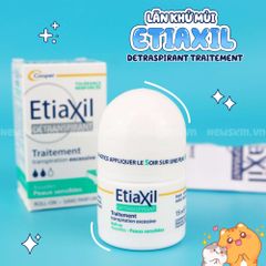 Lăn Khử Mùi EtiaXil Détranspirant Traitement - Aisseles Peaux Sensibles