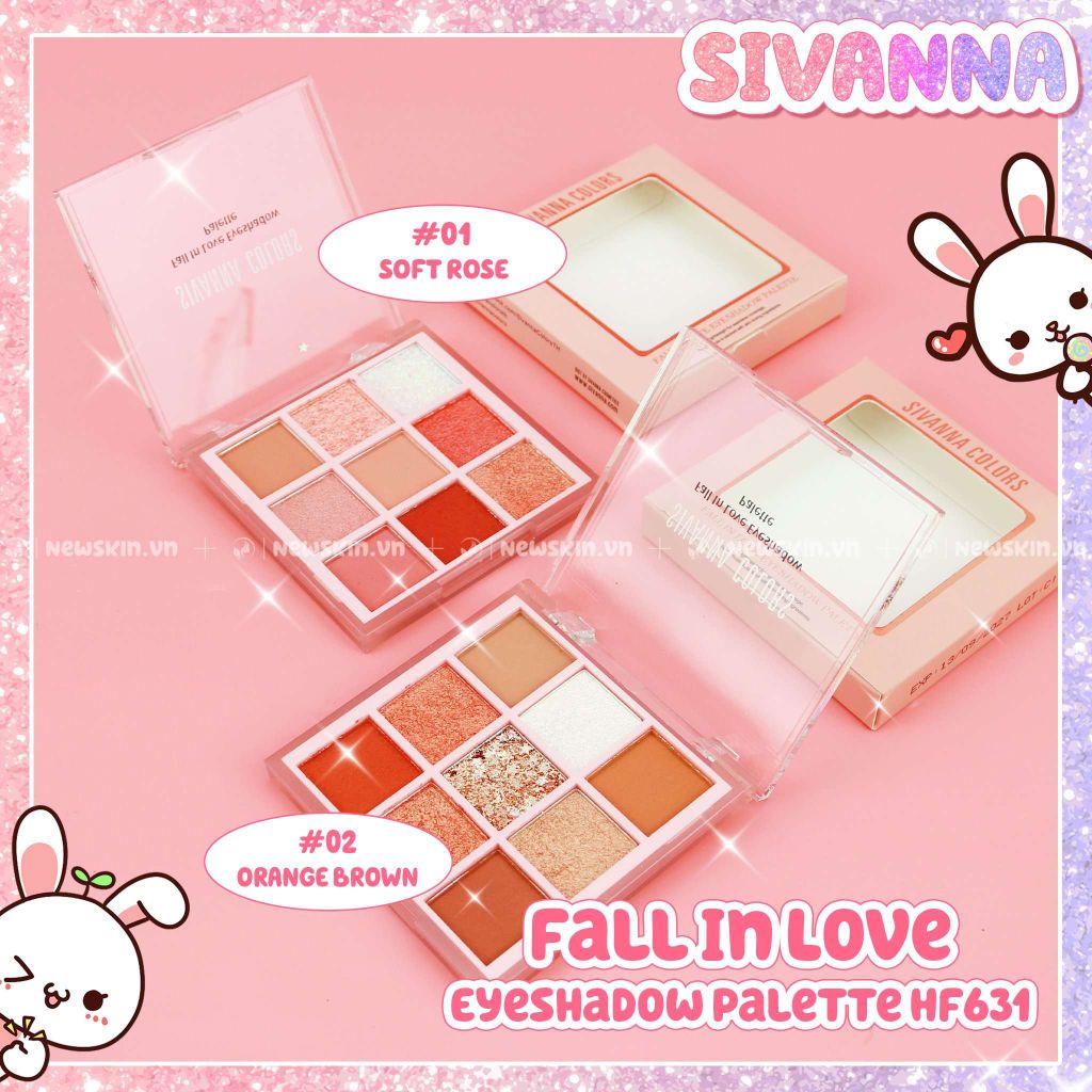 Phấn Mắt 9 Ô Sivanna Colors Fall In Love Eyeshadow Palette