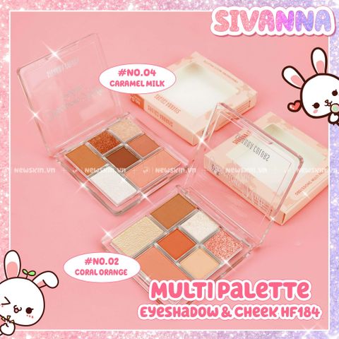 Bảng Phấn Mắt Sivanna Colors Obsessions Multi Palette