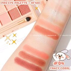 Phấn mắt Sivanna 10 ô kèm cọ tán Sivanna Colors Pro Eye Palette HF180